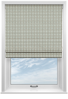 Adelaide, Checkers Rosies Pink - Roman Blind